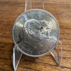1960 Denmark 5 Kroner Silver Fine Coin