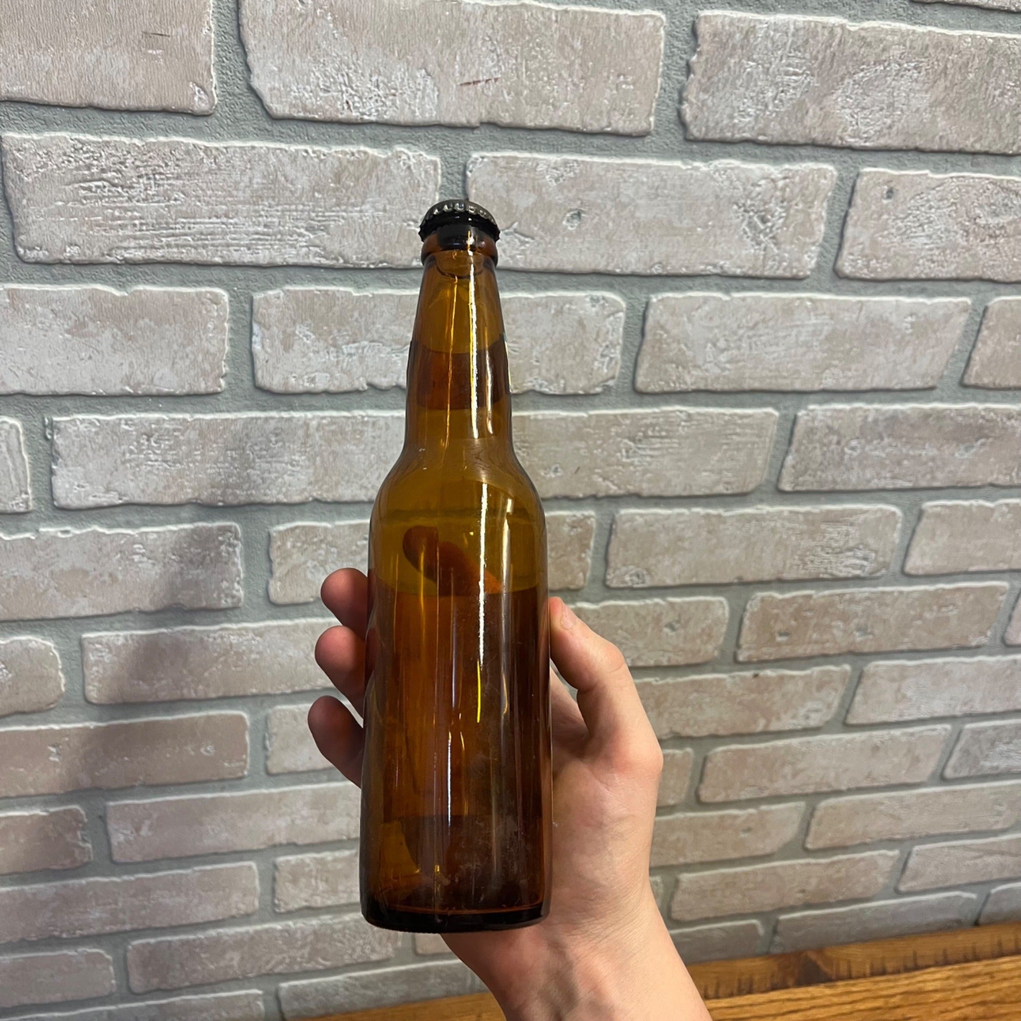 970s Fox Head 400 Beer 12 OZ bottle Waukesha, Wisconsin Empty