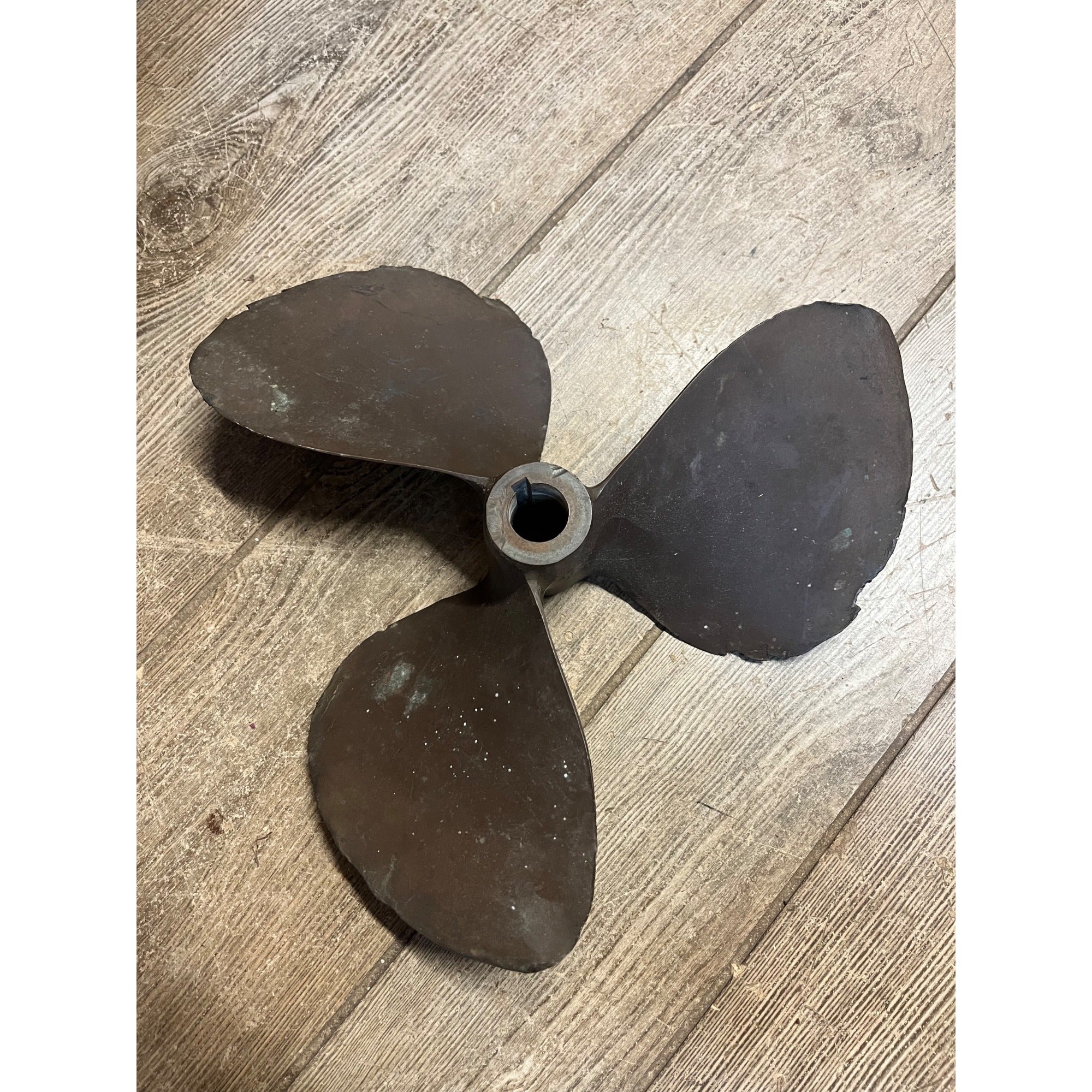 Vintage Chris Craft Brass Propeller Boat 11" Dia - 504 RH