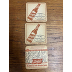 Vintage Schlitz Beer Bar Coasters Lot (3) Tex O'Reilly Phillippine Insurrection ++