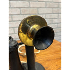 Antique Kellogg Chicago Candlestick Telephone Pat 1901 Rewired Desk Phone