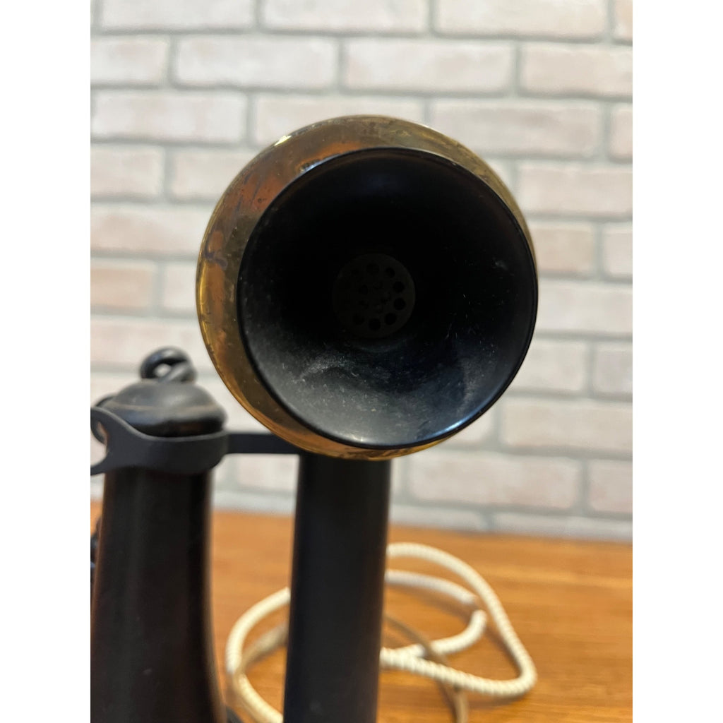 Antique Kellogg Chicago Candlestick Telephone Pat 1901 Rewired Desk Phone