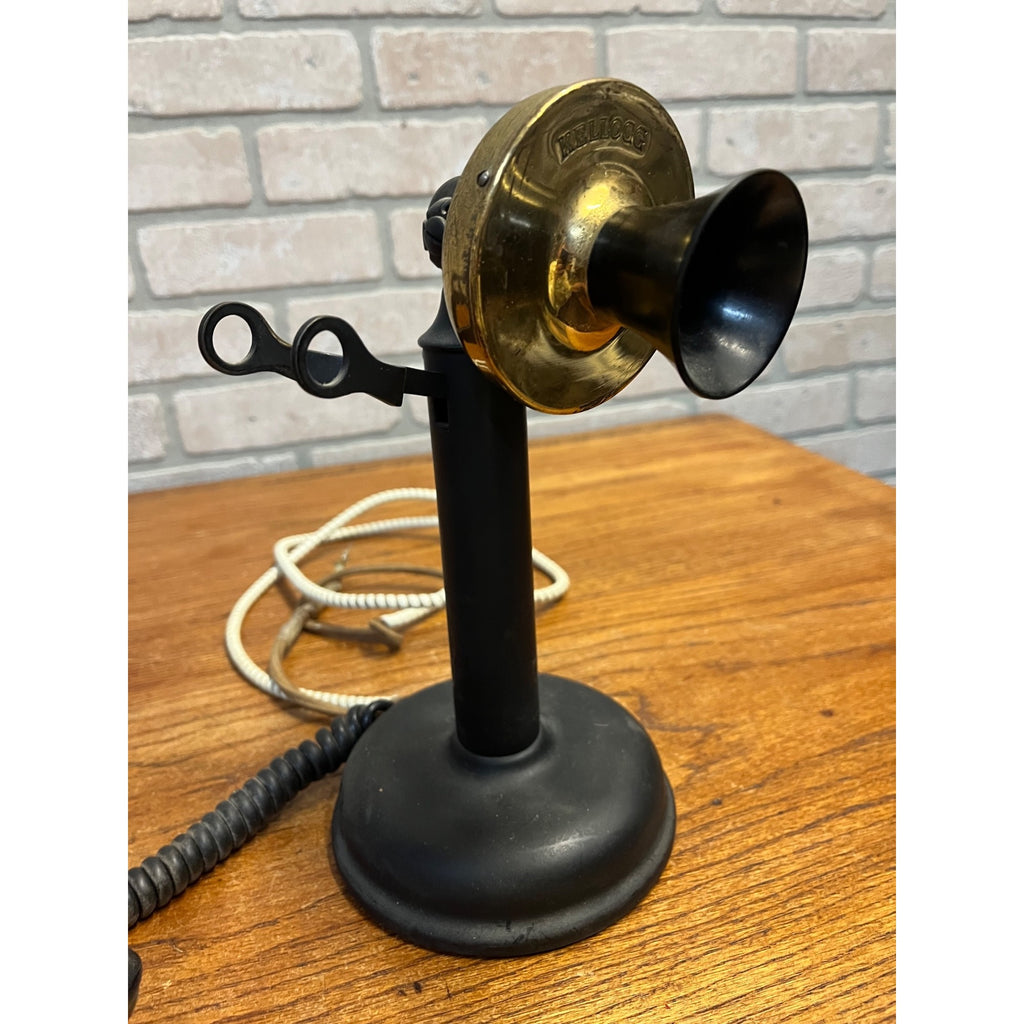 Antique Kellogg Chicago Candlestick Telephone Pat 1901 Rewired Desk Phone