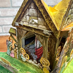 Nativity Pop Up Manger Scene West Germany Christmas Decor 3D Paper  As-Is