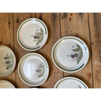 Buchan Thistle Serving Scotland Stoneware Pottery (10) 6-1/2" Dessert Plates Salad