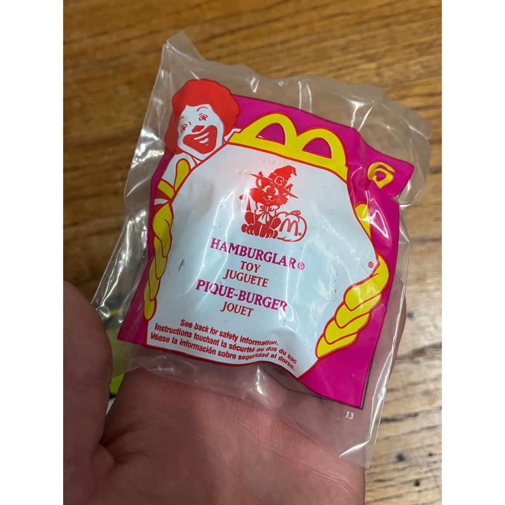 McDonald's 1998 Haunted Halloween Hamburglar Happy Meal Toy (2) New & Loose