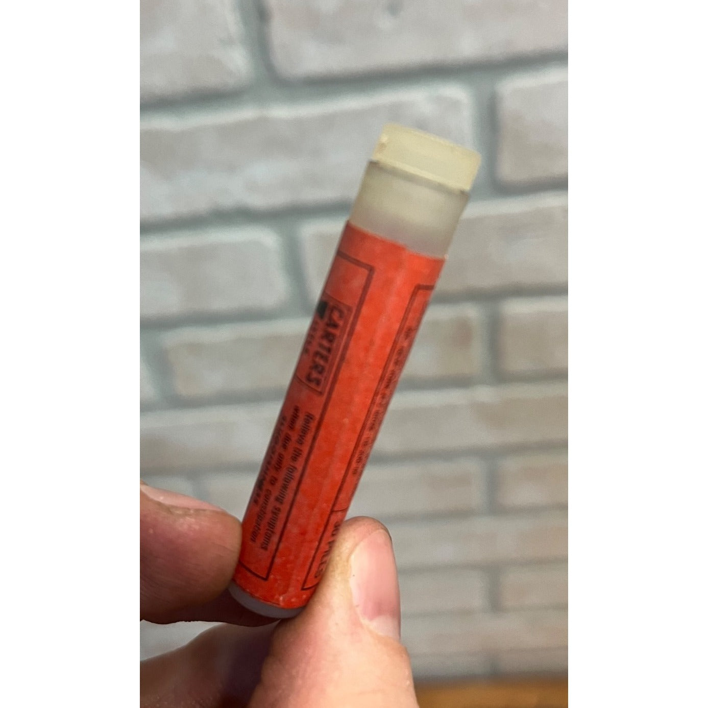 Vintage Carters Little Pills Sample Plastic Medicine Tube FULL