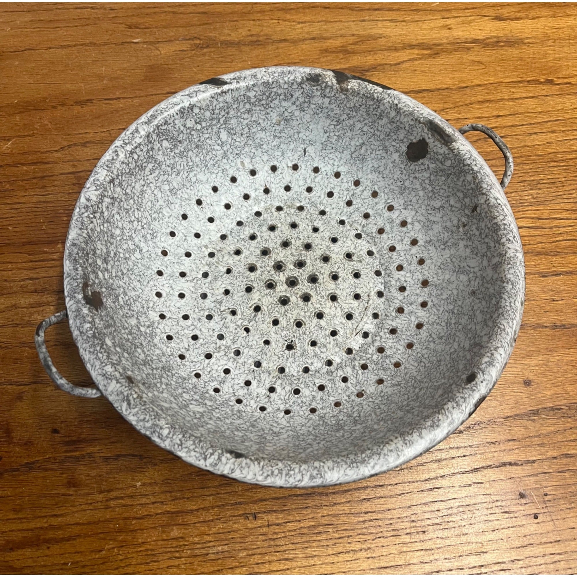 Speckled Vintage Stainer Gray Kitchen Decor Enamel