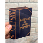 1910's Figural Book Cook Book Selected Recipes by Calumet Baking Powder Co