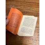 1910's Figural Book Cook Book Selected Recipes by Calumet Baking Powder Co