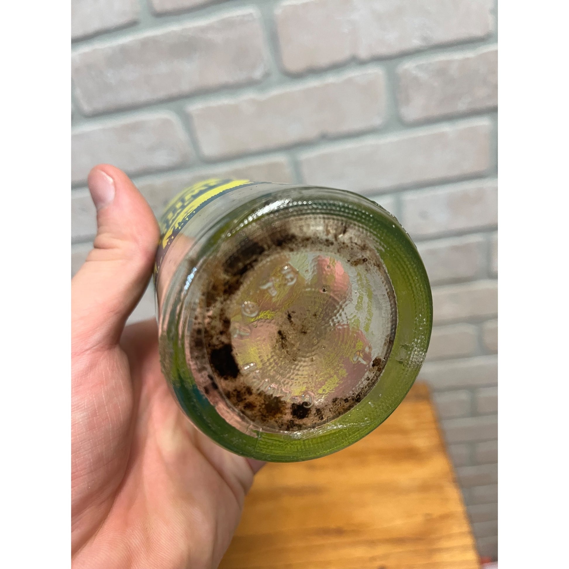 Vintage Springtime Soda Bottle 16oz Sheboygan Wisconsin Glass ACL Pint Wis WI