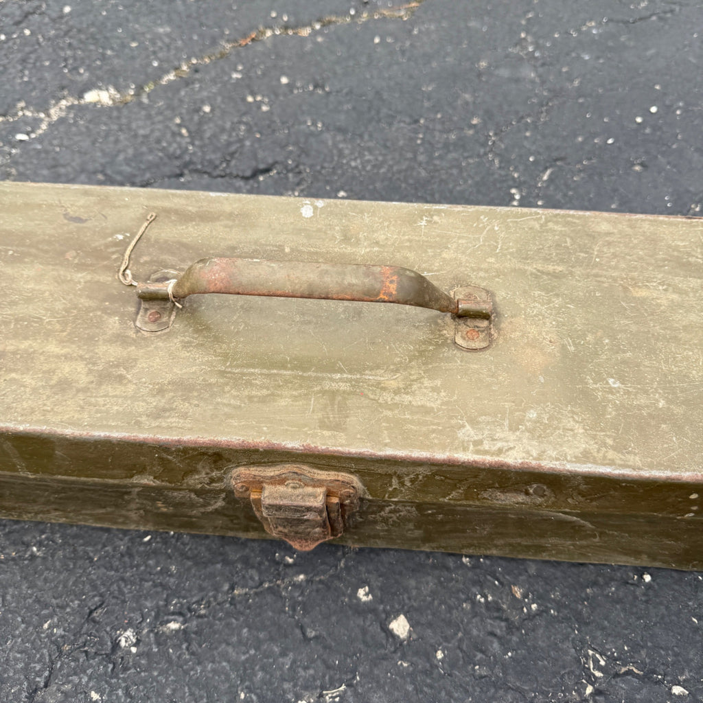 VTG Antique Fishing Tackle Lure Box Metal HOBART WATERTITE Tray MPLS MINN
