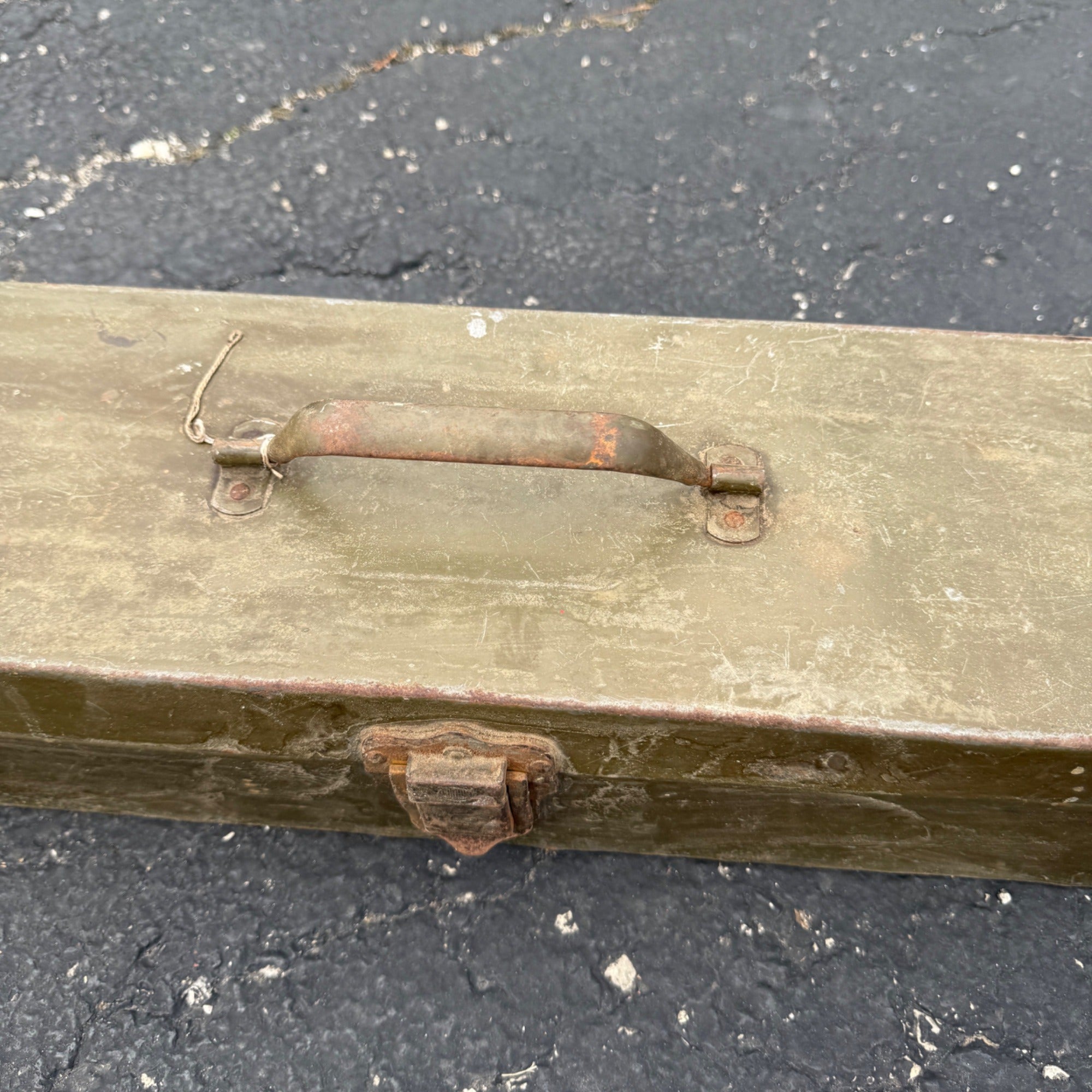 VTG Antique Fishing Tackle Lure Box Metal HOBART WATERTITE Tray MPLS MINN