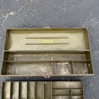 VTG Antique Fishing Tackle Lure Box Metal HOBART WATERTITE Tray MPLS MINN