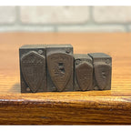 Vintage Plymouth DeSoto Chrysler Motors Letterpress Printing Blocks Lot (4)