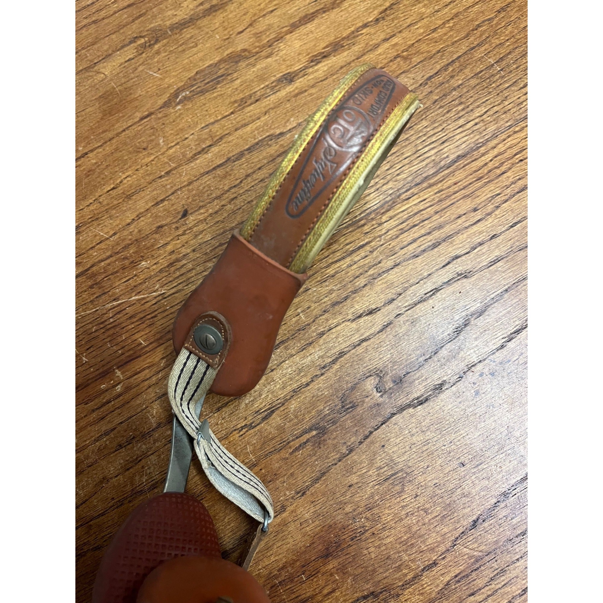 Antique Vintage Hernia Belt Medical Device Oddity Leather Ohio Truss Co. 1900s