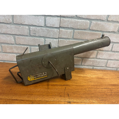 1950s Vintage TRU-MATIC Metal MACHINE GUN Crank TOY E. Stroudsburg, PA