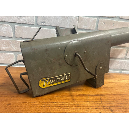 1950s Vintage TRU-MATIC Metal MACHINE GUN Crank TOY E. Stroudsburg, PA