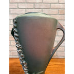 Large 16" Roseville Foxglove Green Double Handled ArtDeco Flower Vase 55-16