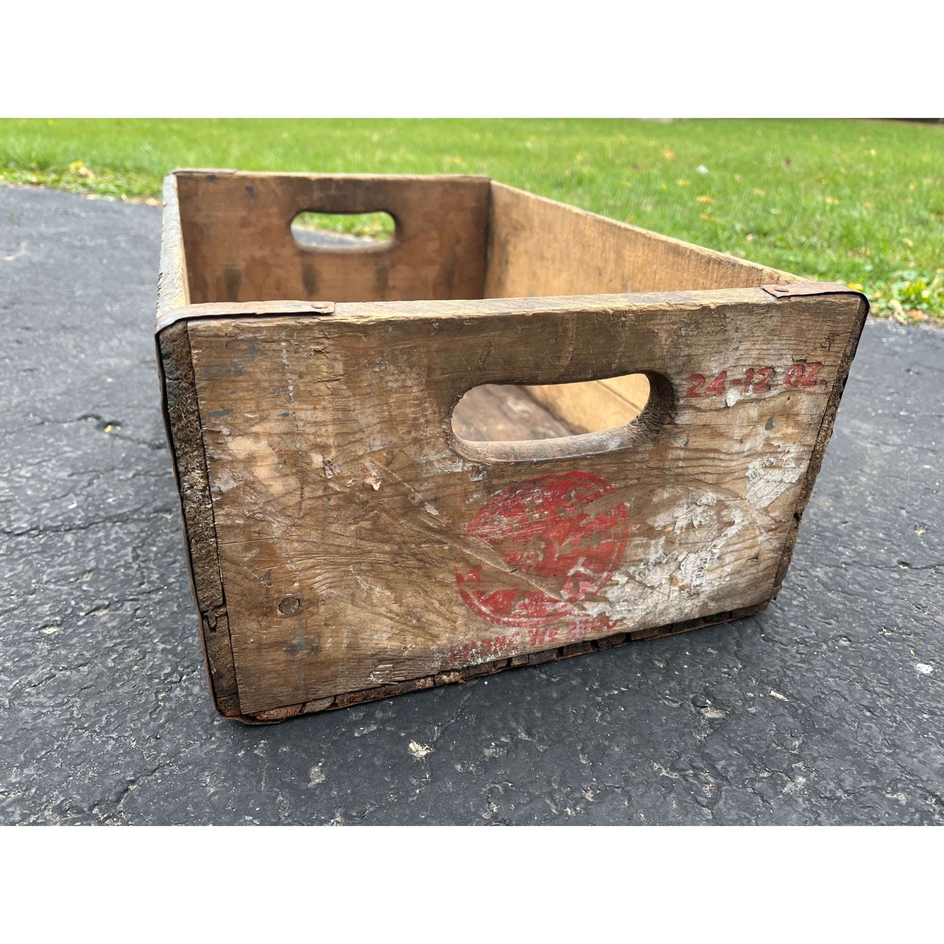 RARE Vintage Capitol Brewing Co. Commander Beer Milwaukee WI Wooden Crate Case