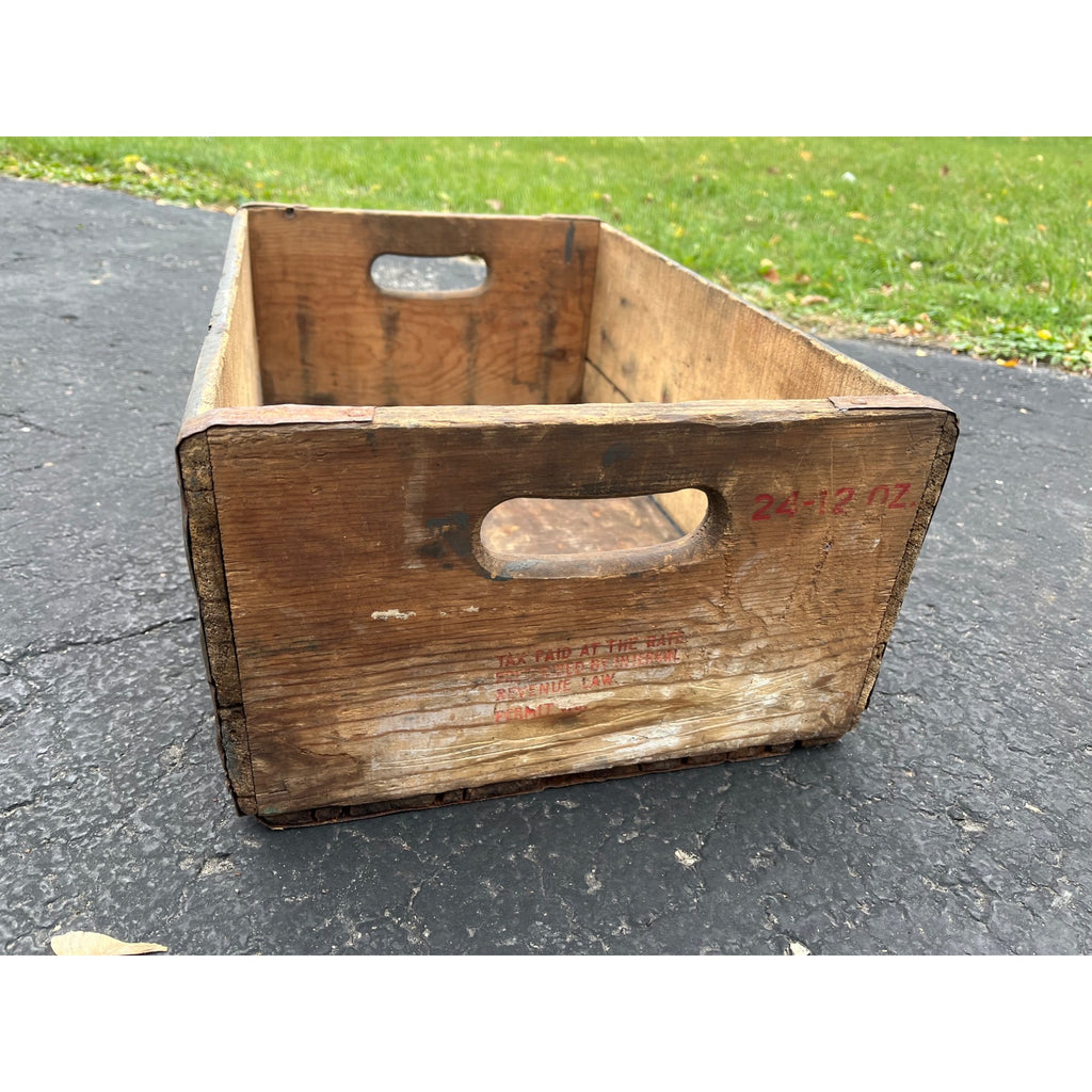 RARE Vintage Capitol Brewing Co. Commander Beer Milwaukee WI Wooden Crate Case