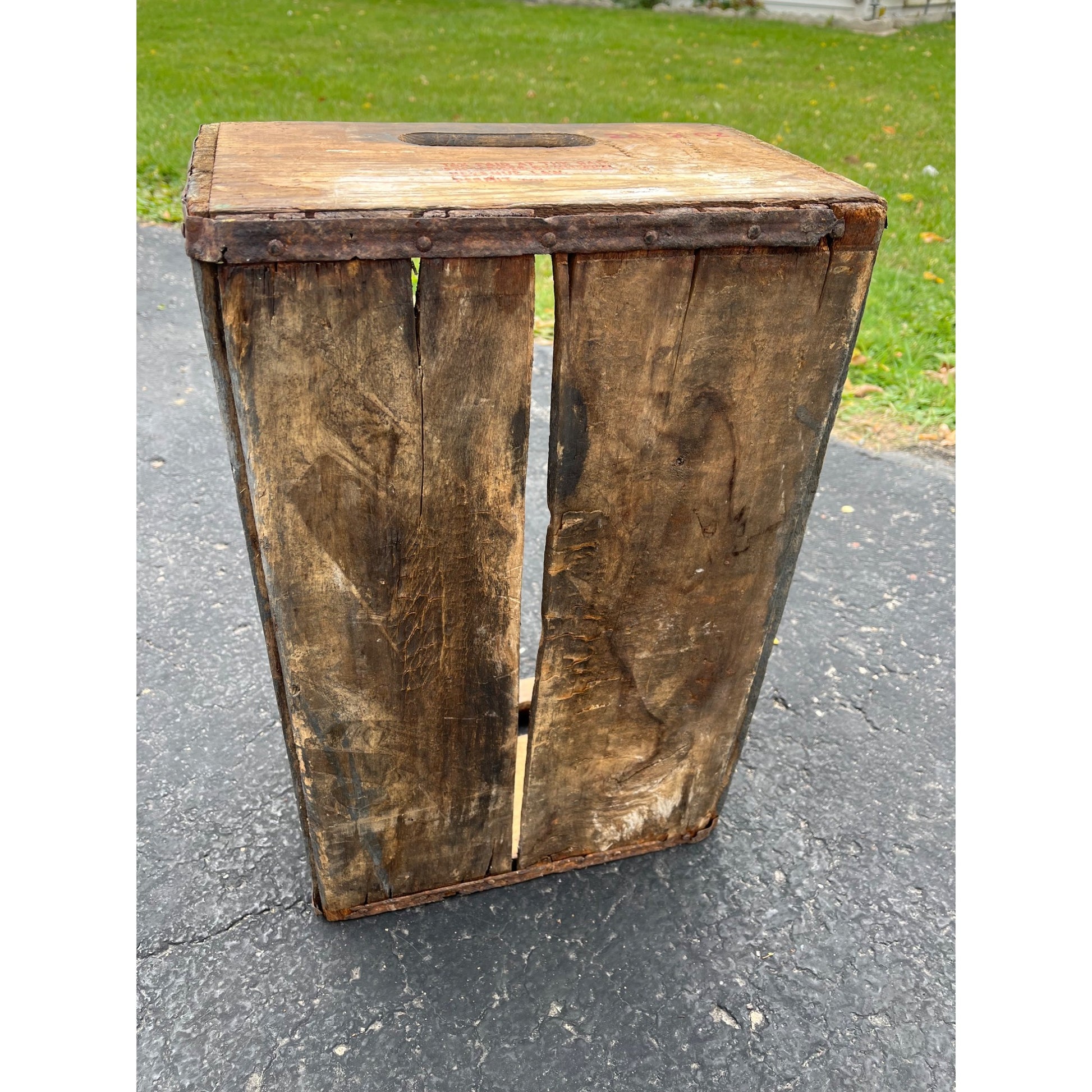 RARE Vintage Capitol Brewing Co. Commander Beer Milwaukee WI Wooden Crate Case