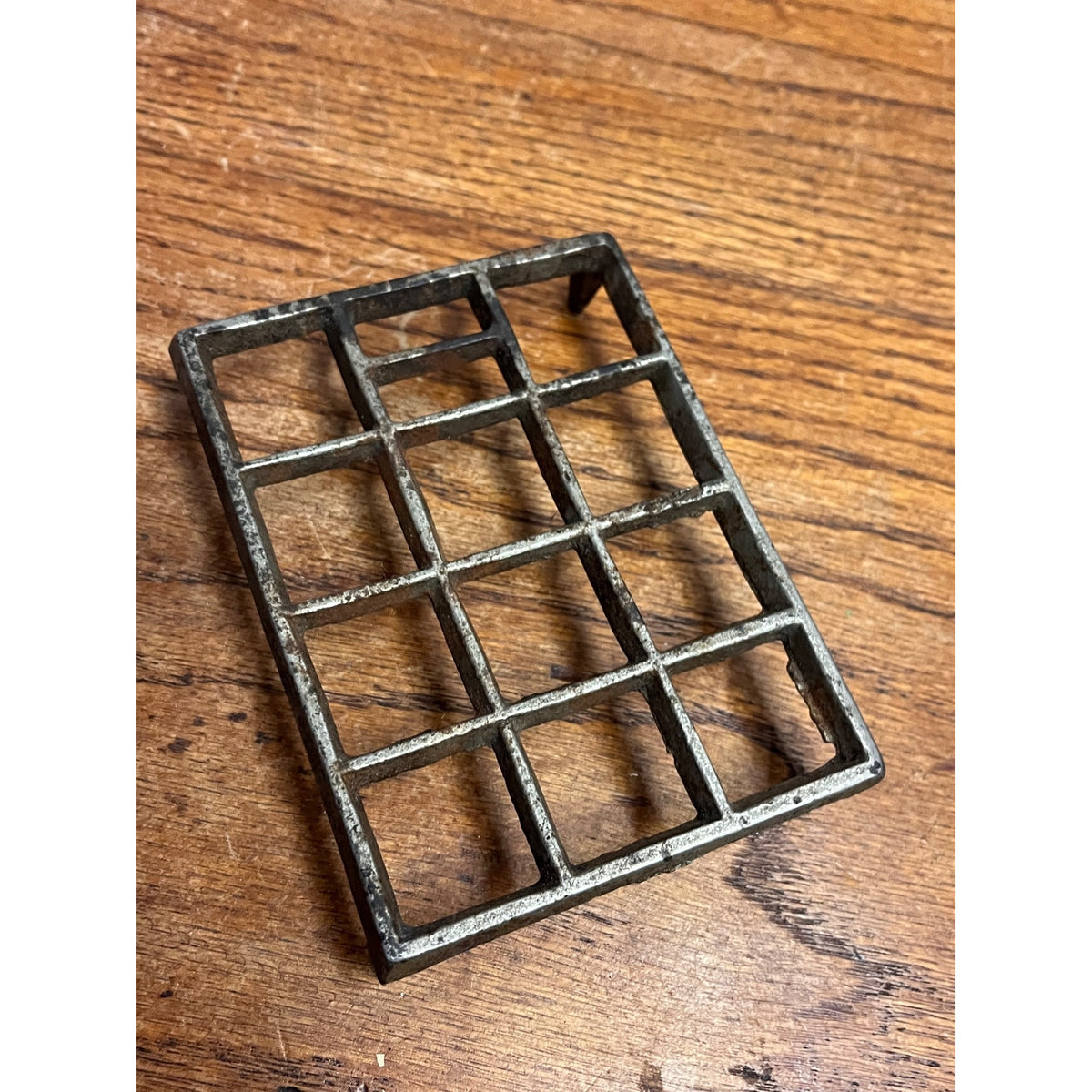 Antique Trivet Cast Iron Rectangle Apostle Shaker Community Canterbury NH 1800