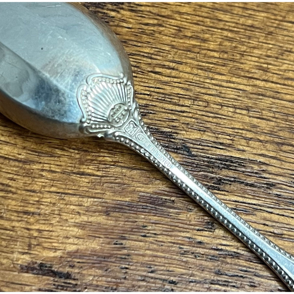 Towle Old Colonial Sterling Silver Demitasse Spoon Coffee 4" No Mono