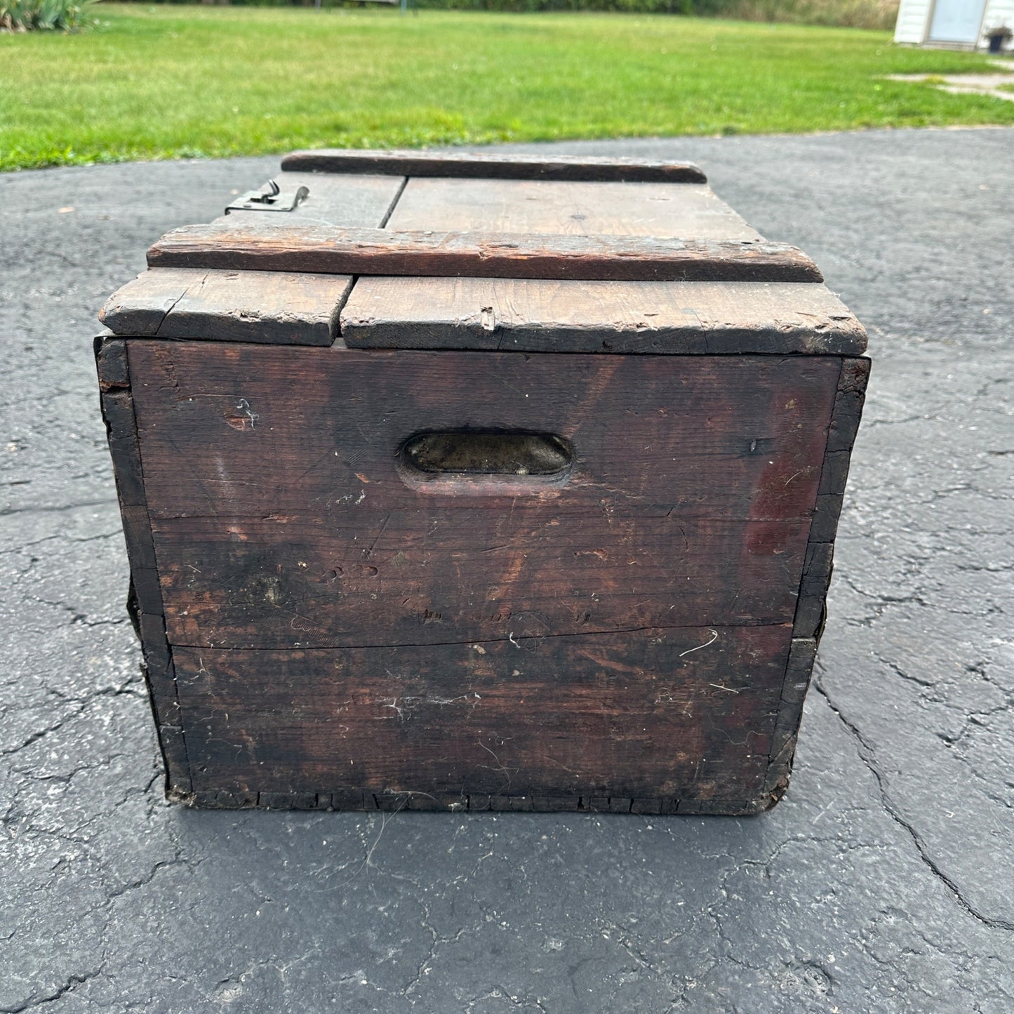 Pre-Prohibition Large Miller Beer Milwaukee Wis Wooden Crate for 24oz Bottles