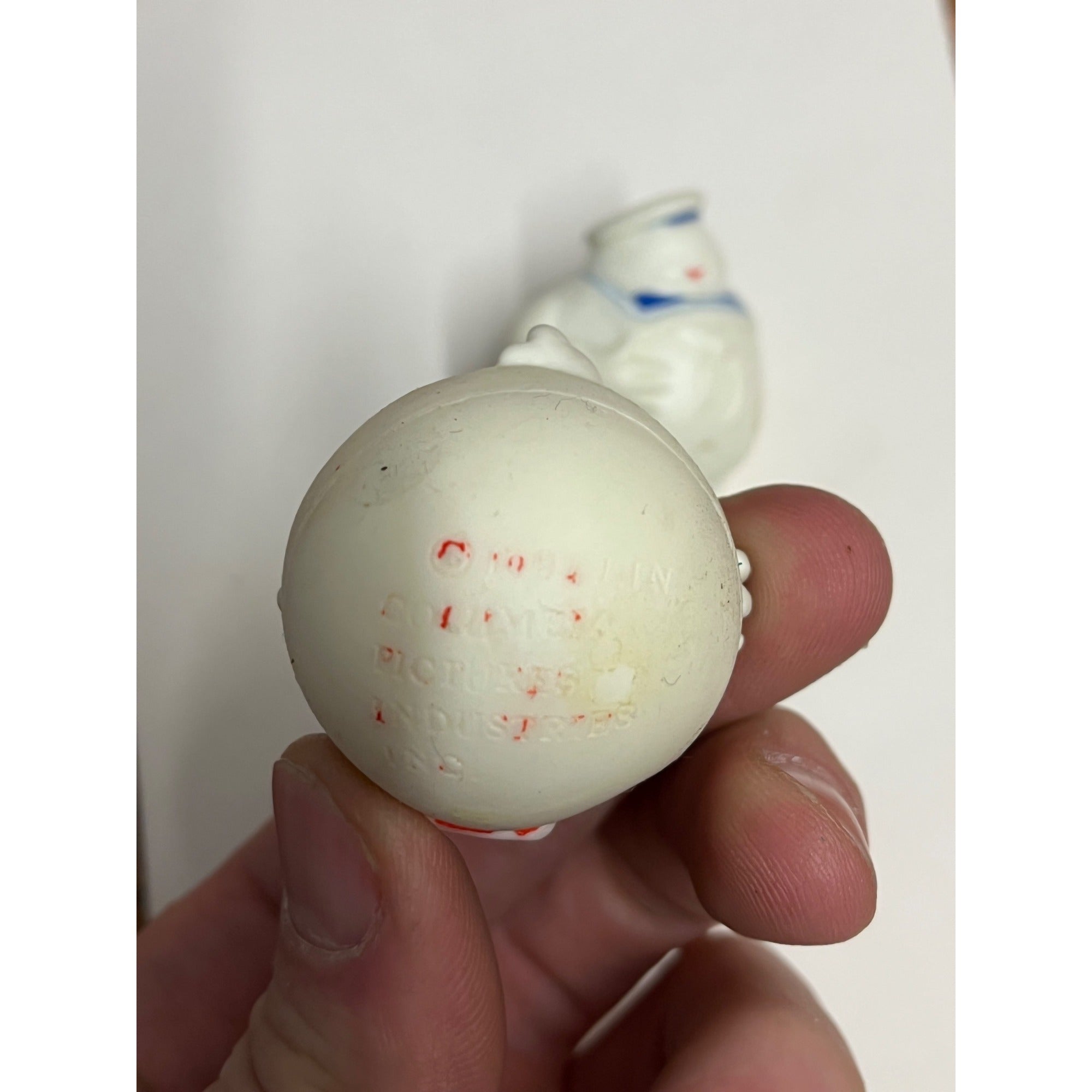 Vintage 1986 The Real Ghostbusters Spitballs Logo Stay Puft LJN - As-Is