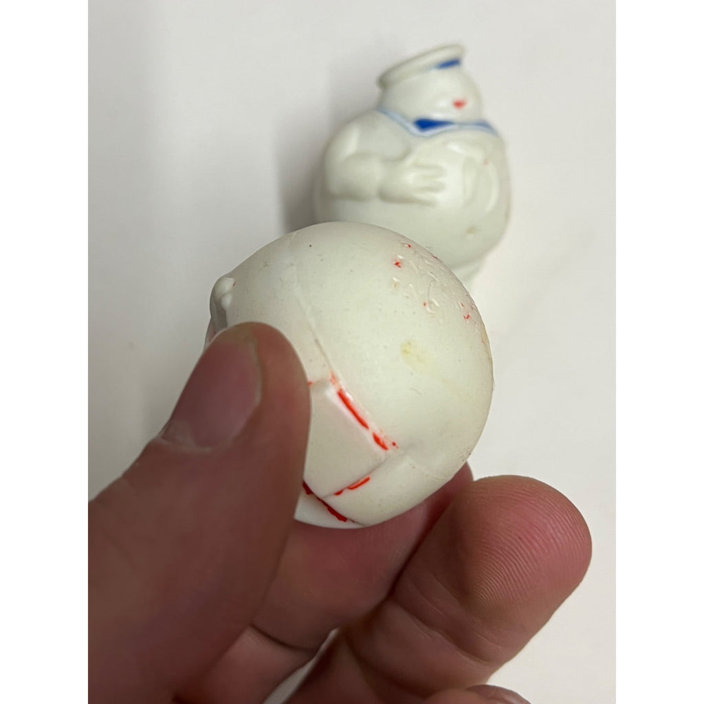 Vintage 1986 The Real Ghostbusters Spitballs Logo Stay Puft LJN - As-Is