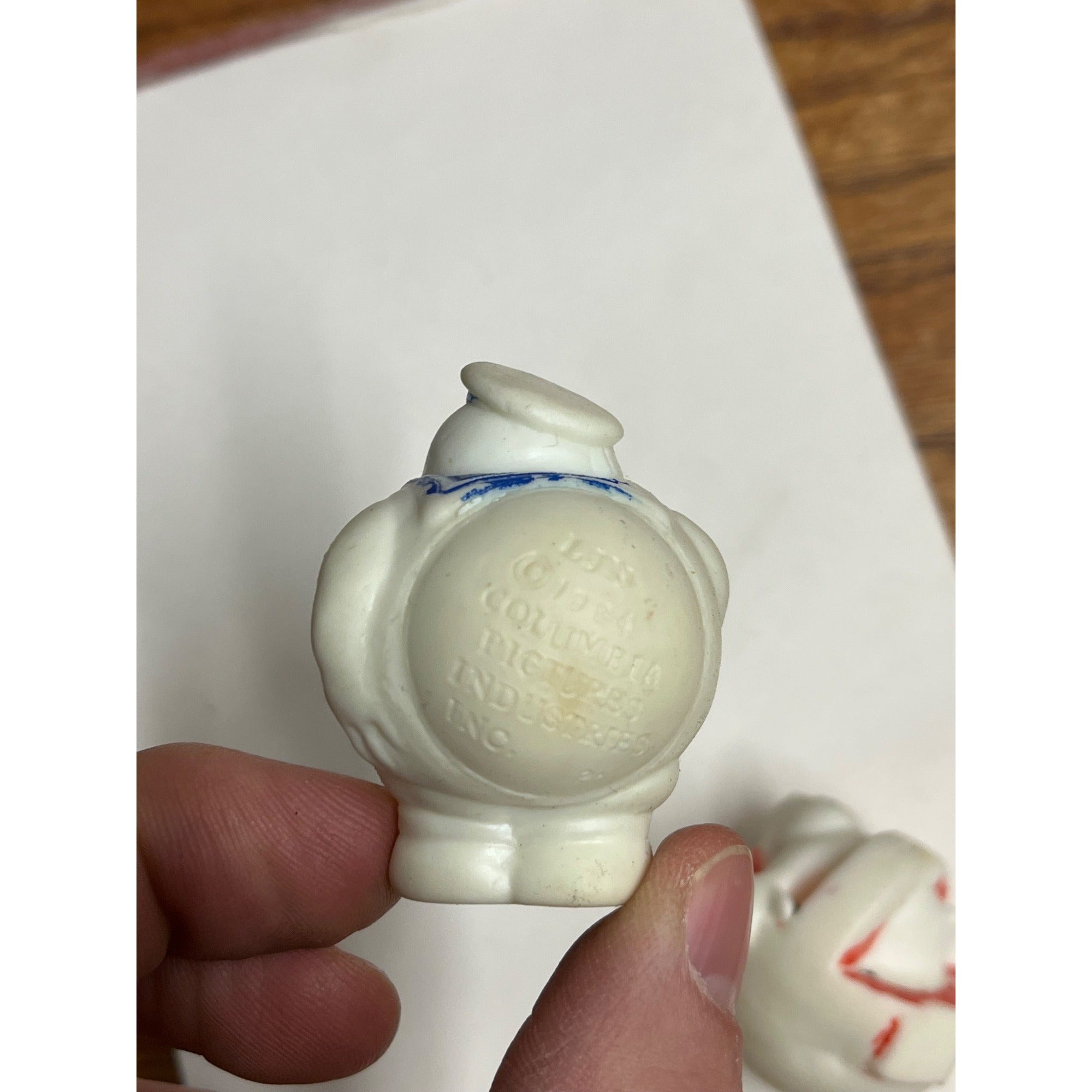 Vintage 1986 The Real Ghostbusters Spitballs Logo Stay Puft LJN - As-Is
