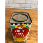 Vintage 1950s ACME Fruit Tree Spray Powder Can Advertising Farm Detroit Michigan