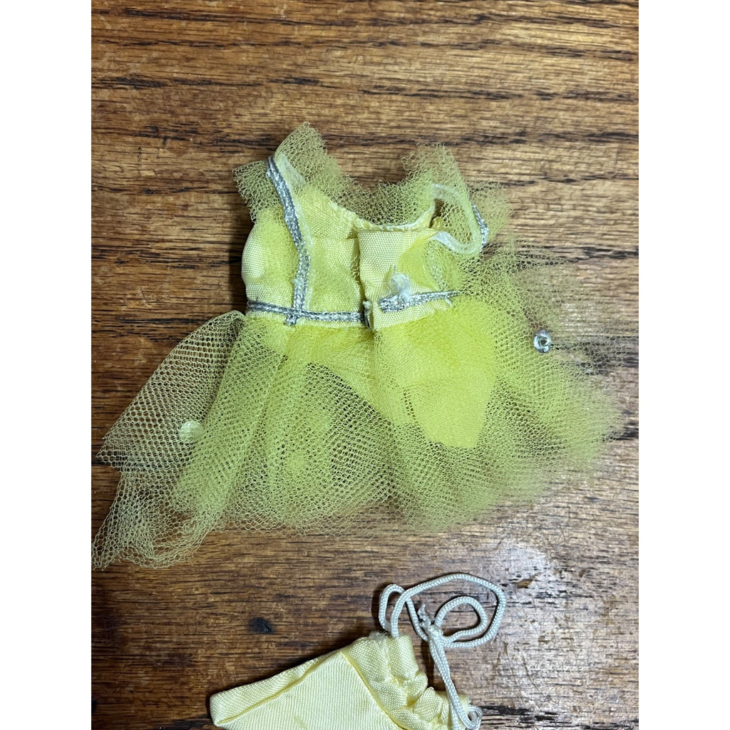 Vintage 1960s Ideal Tammy Doll Family Outfit Budding Ballerina Yellow 9360-2