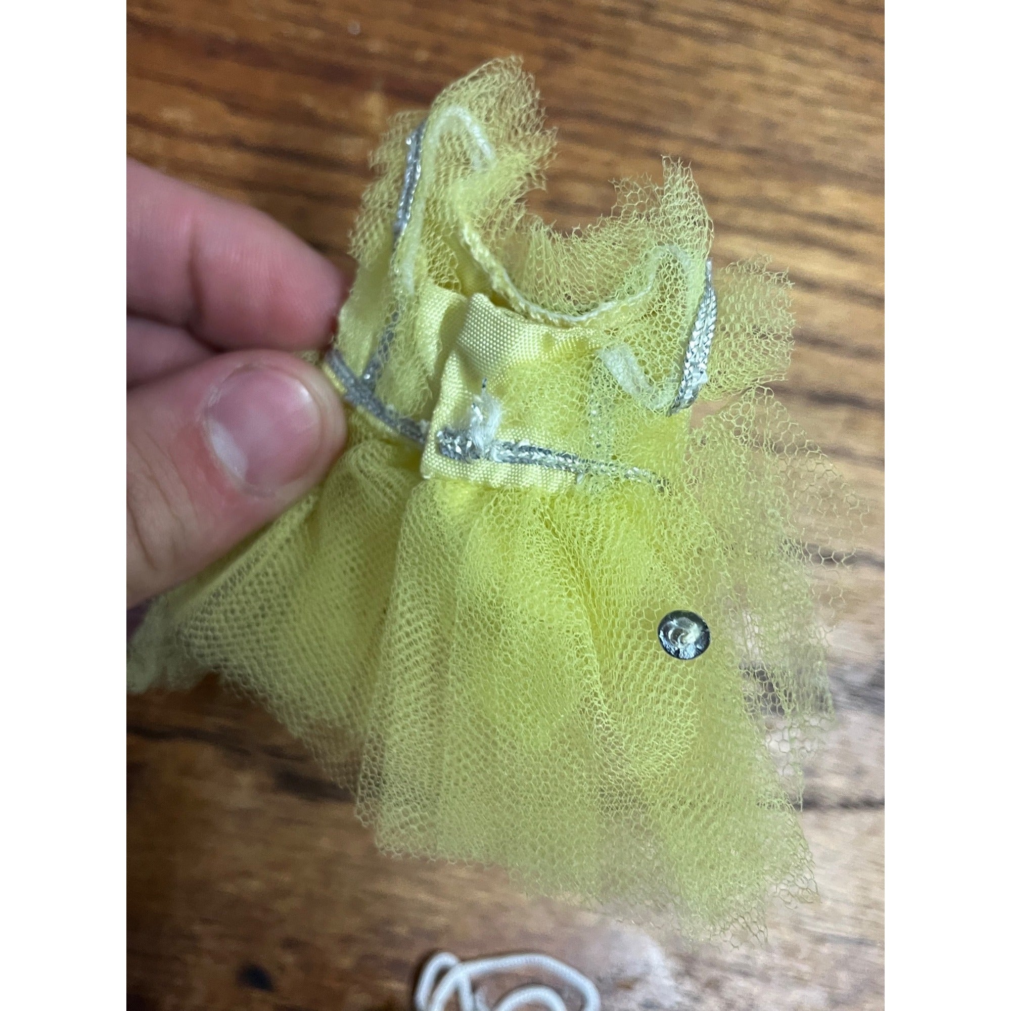 Vintage 1960s Ideal Tammy Doll Family Outfit Budding Ballerina Yellow 9360-2