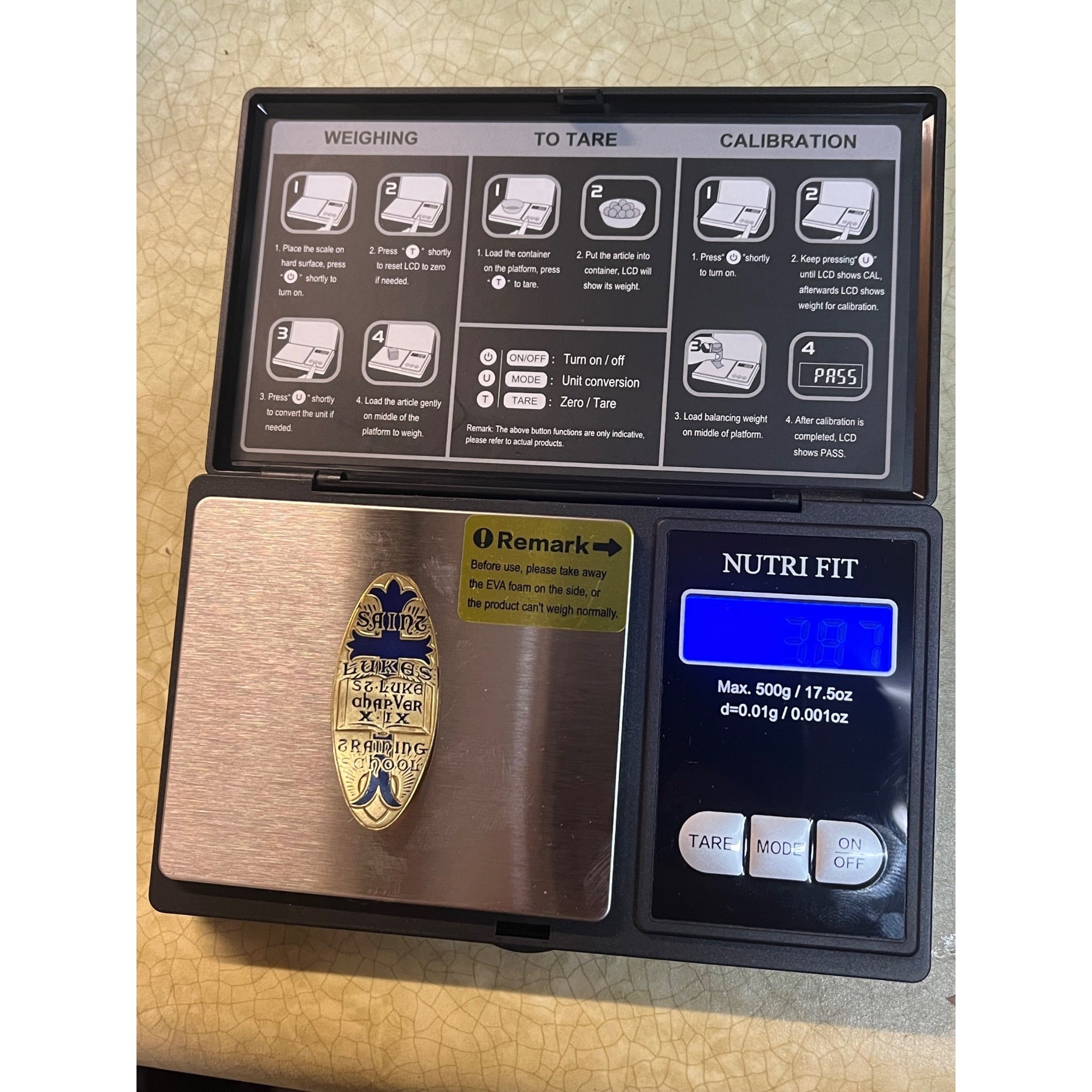 Vintage St Lukes Nursing Training School 10K Yellow Gold Pin Pinback - 3.87g