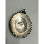 Vintage MOP Mother of Pearl Religious Cameo Pendant Virgin Mother Mary