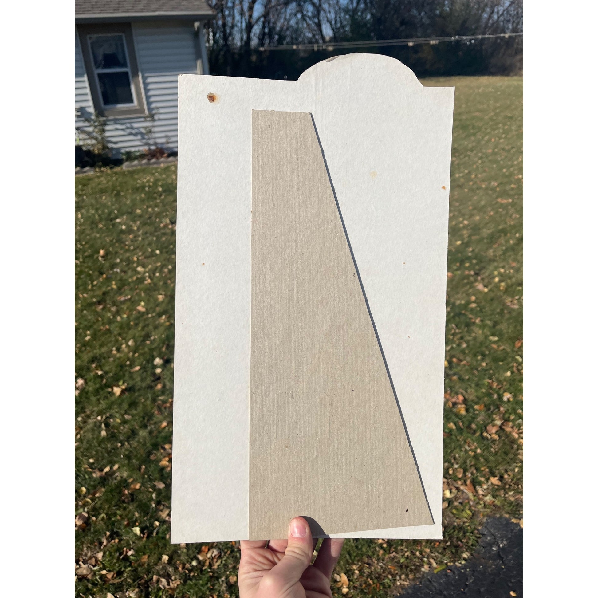 Vintage Rexall Mouth Wash Cardboard Advertising Easel Sign Drug Store Display