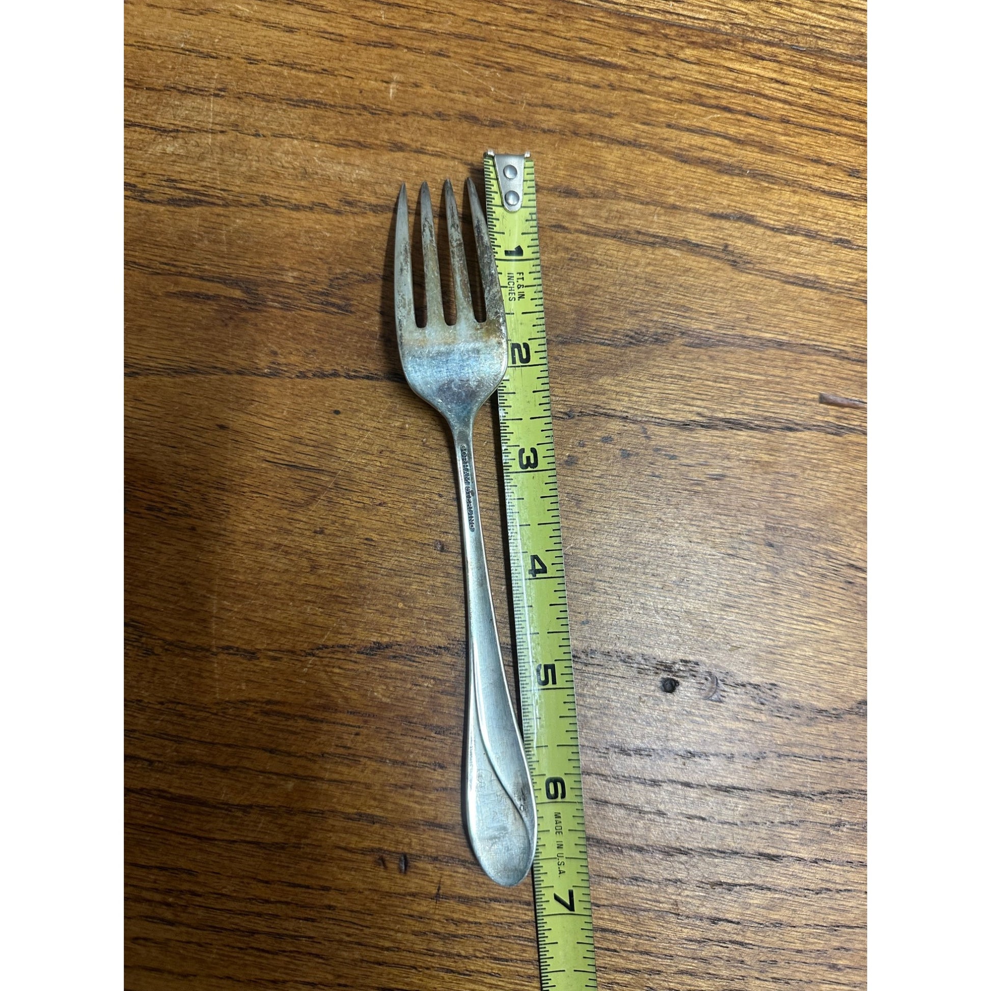 Gorham Lily of the Valley Sterling Silver Dinner Forks Lot (8) - 339 Grams G