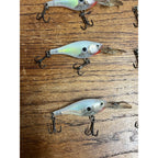 Rapala Glass Shad Raps Fishing Lures Lot (6) Used Vintage Bait #5