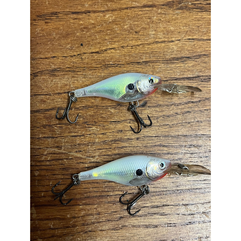 Rapala Glass Shad Raps Fishing Lures Lot (6) Used Vintage Bait #5