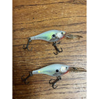 Rapala Glass Shad Raps Fishing Lures Lot (6) Used Vintage Bait #5