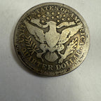 1912-P Barber Quarter US Mint 25 Cents Circulated Good