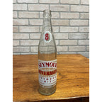 Vintage Seymour Beverages ACL 16oz Clear Glass Soda Bottle Wisconsin Wis WI