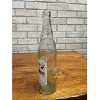 Vintage Seymour Beverages ACL 16oz Clear Glass Soda Bottle Wisconsin Wis WI