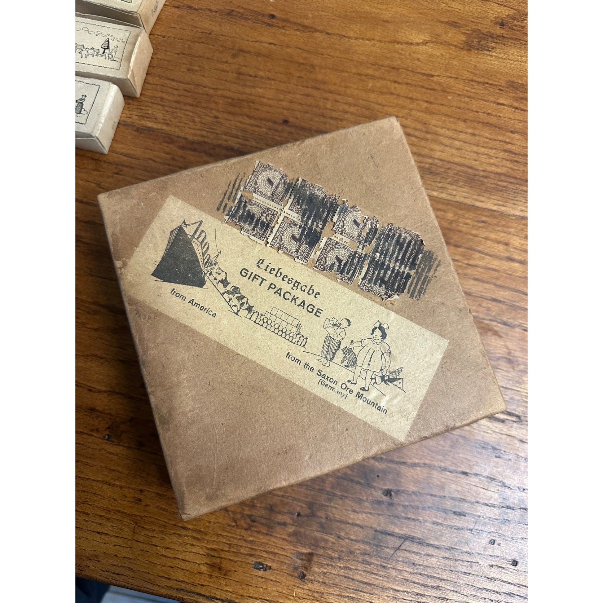 RARE Antique German Miniature Wood SAMPLE Toys Saxon Ore Mountains Erzgebirge