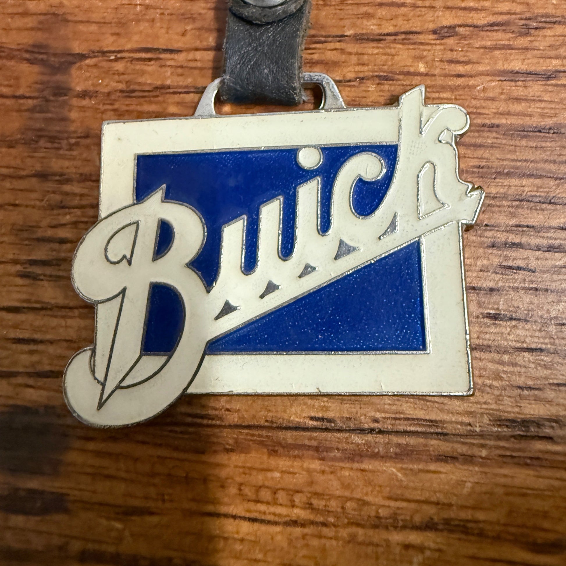 Vintage 1920s Buick Automobiles Advertising Enamel Pocket Watch Fob