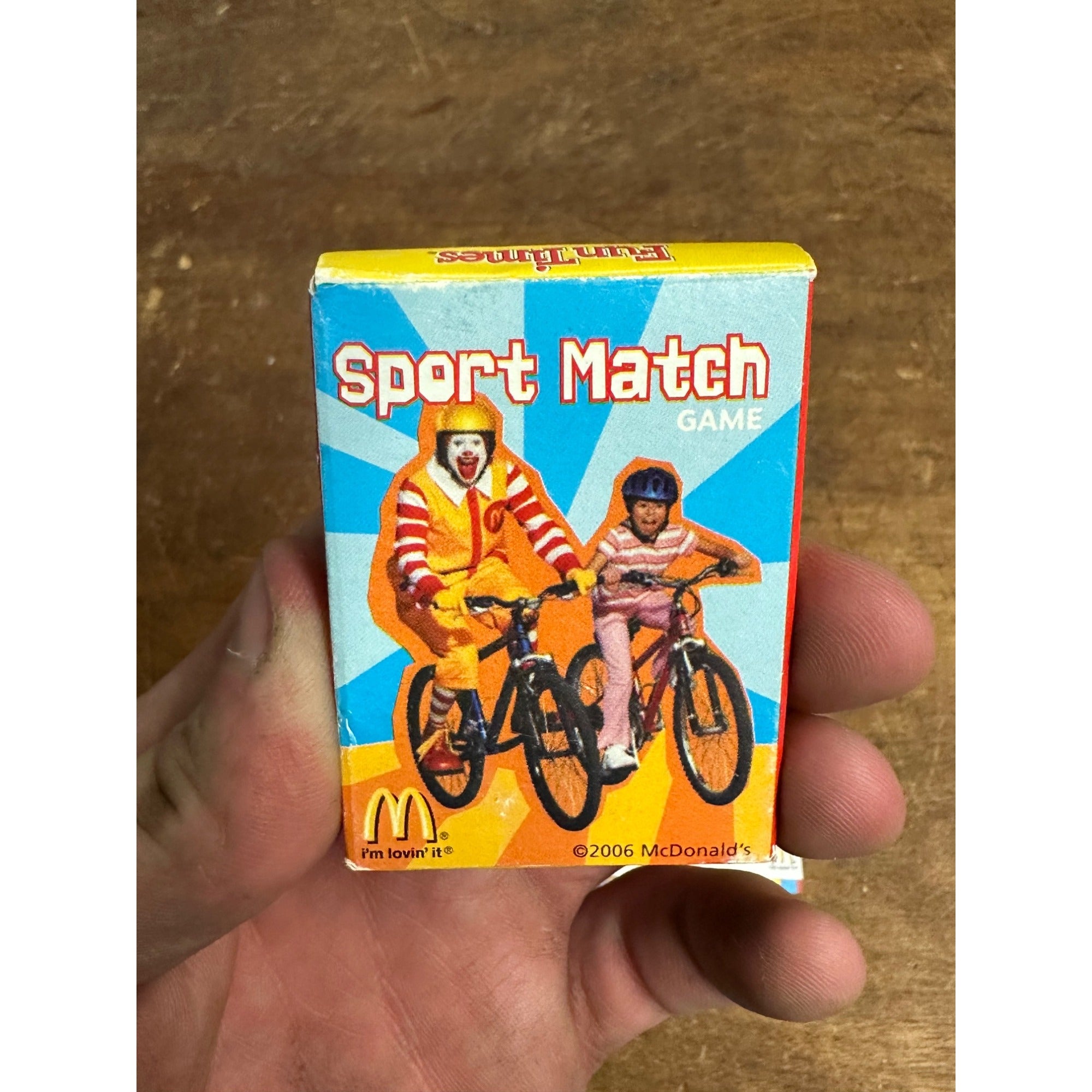 McDonalds "Sport Match Game" Happy Meal Toy Prize (2006)
