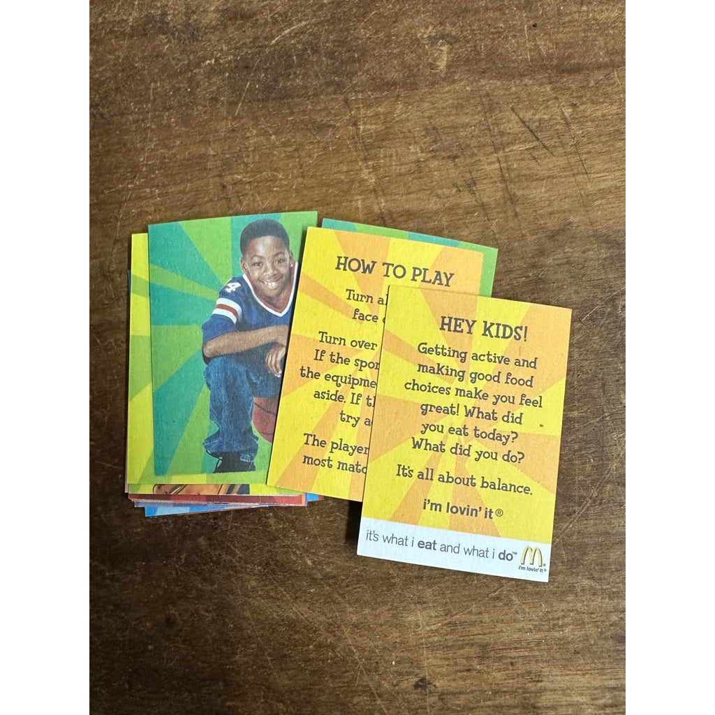 McDonalds "Sport Match Game" Happy Meal Toy Prize (2006)