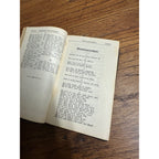 Antique c1890s Evangelical Lutheran Song Book Hymnal Hardcover German